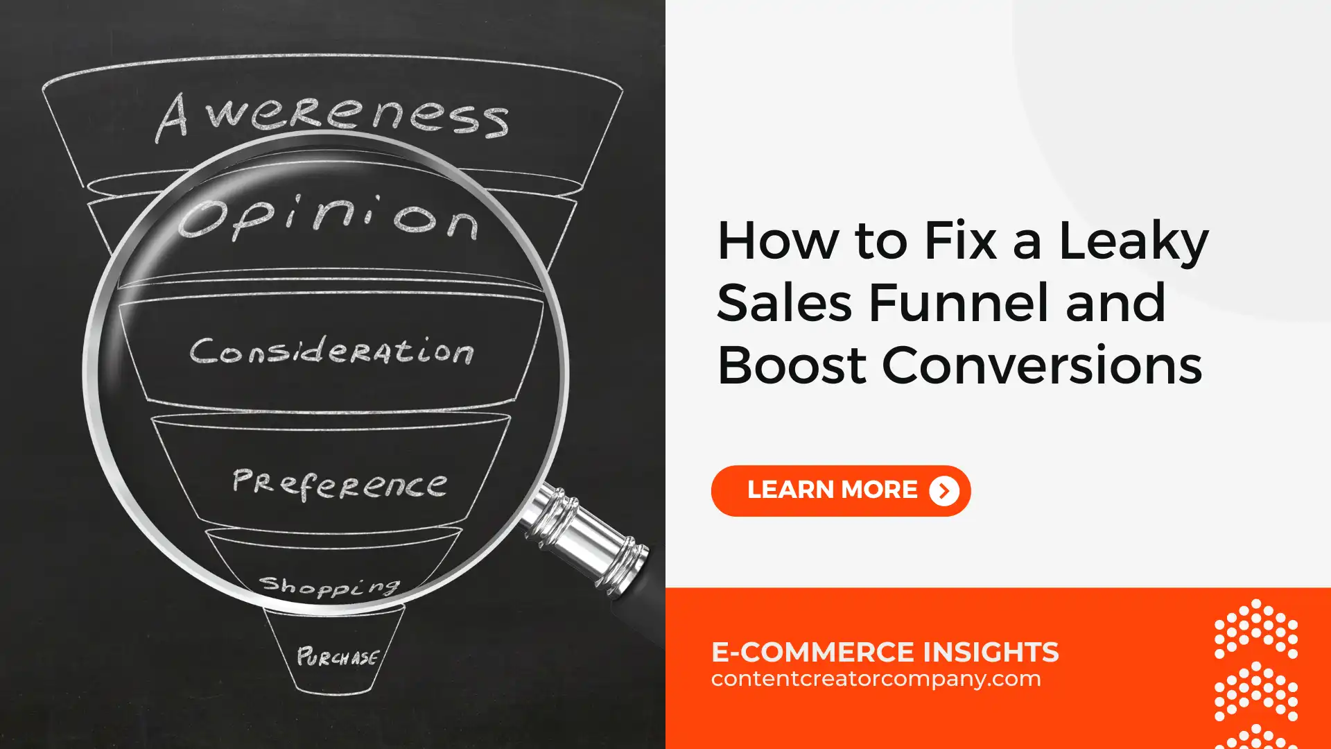 How to Fix a Leaky Sales Funnel and Boost Conversions